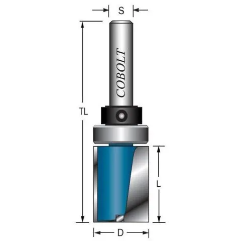 Beställ nu 203-012L Cobolt Mallfräs med styrlager